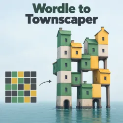 Wordle to Townscaper